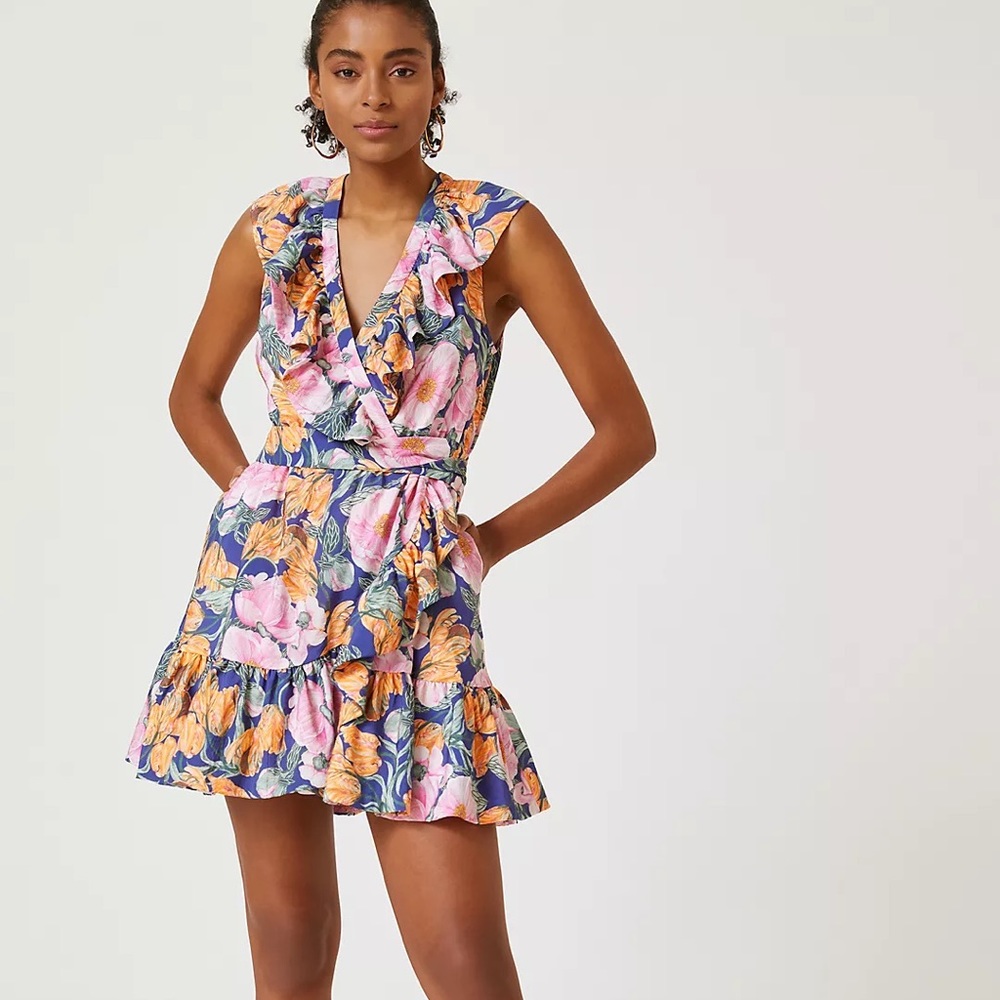 Cecilia Pettersson for Anthropologie Wrap Mini Dress Size XXS